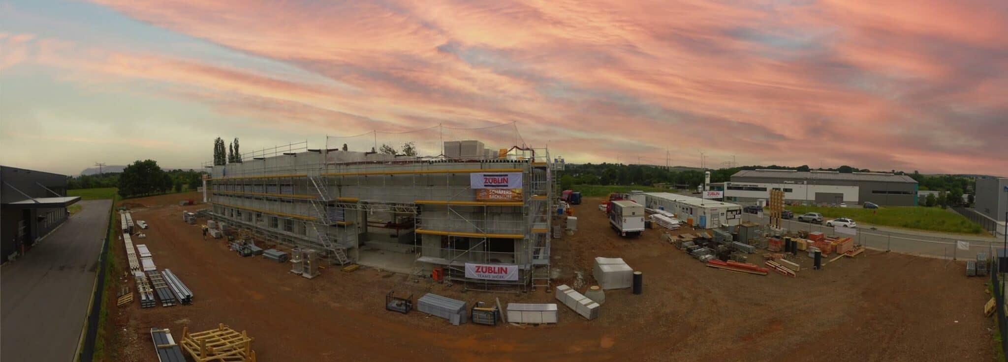 New construction of bakery in Chemnitz