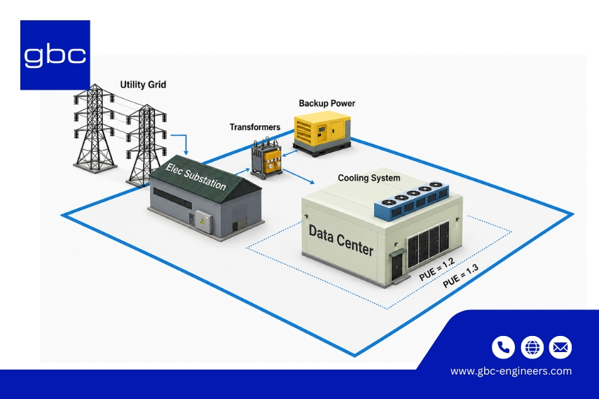 Power usage effectiveness in Data Centers building-physics-meets-data-center-cooling-design